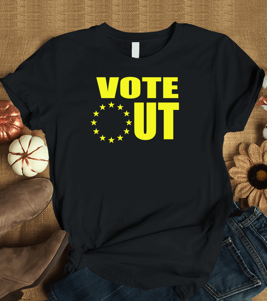 Vote Out EU Referendum Stars T-Shirt