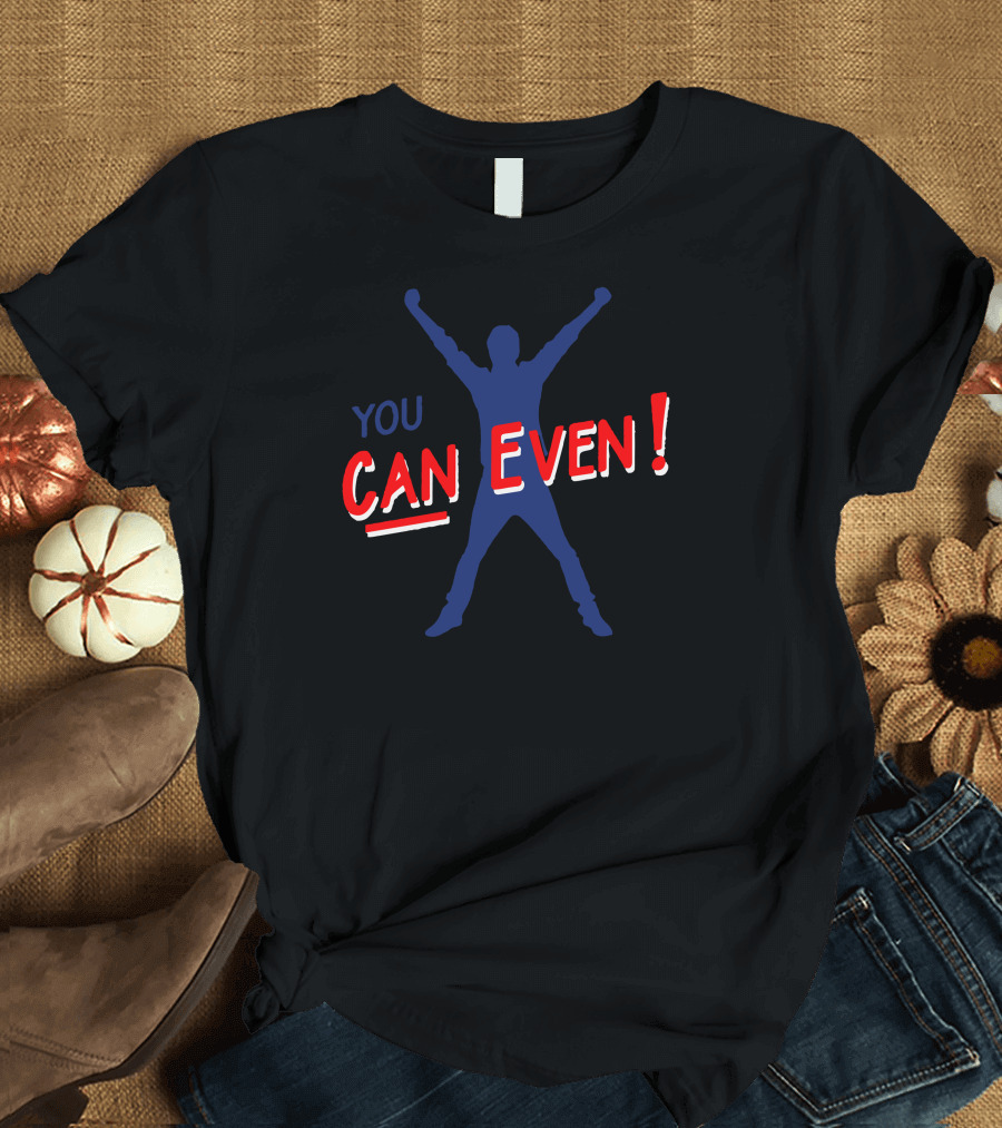 YOU CAN EVEN Empowering Silhouette Victory T-Shirt