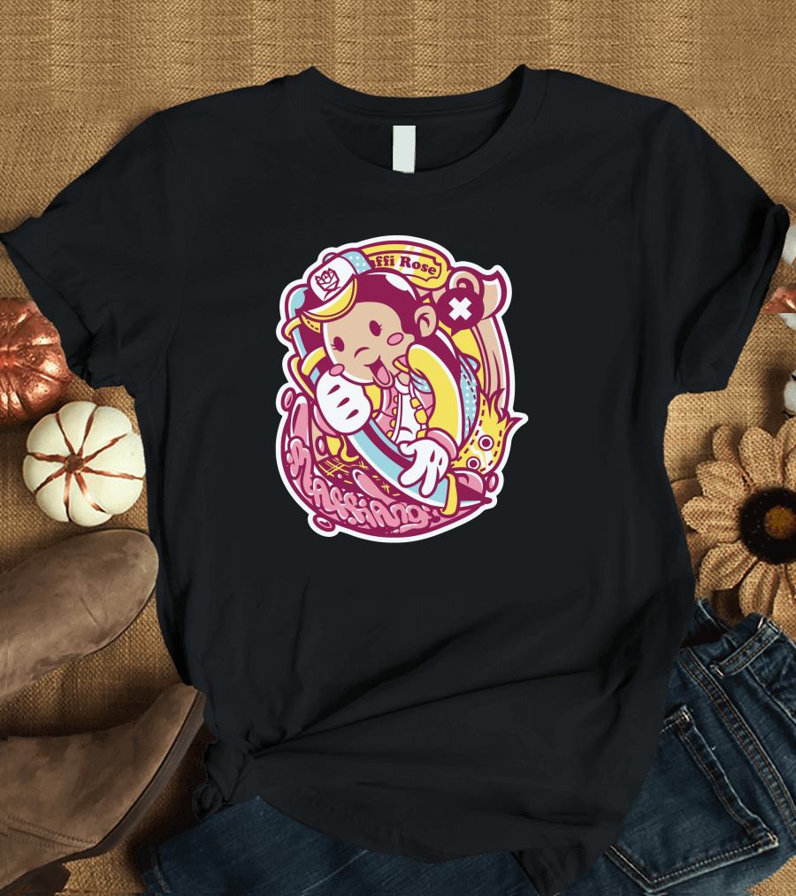 Maffiang Effii Rose Character T-Shirt