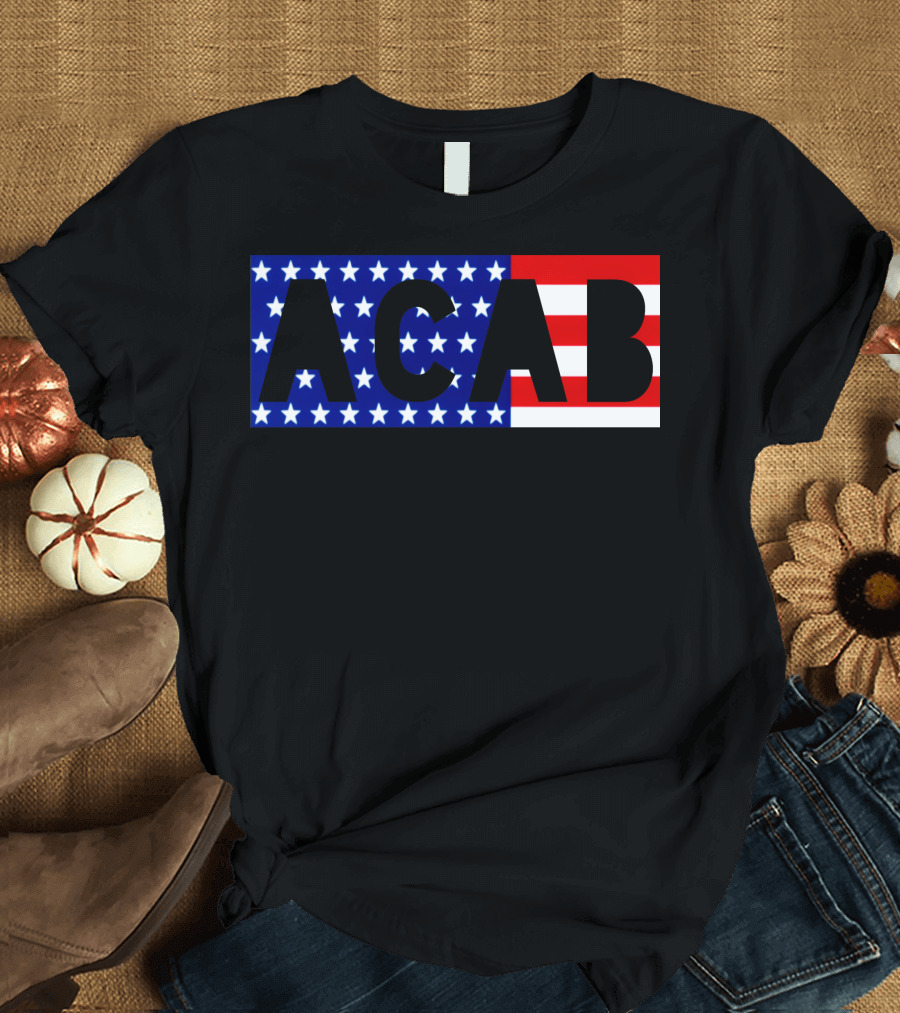 ACAB American Flag T-Shirt