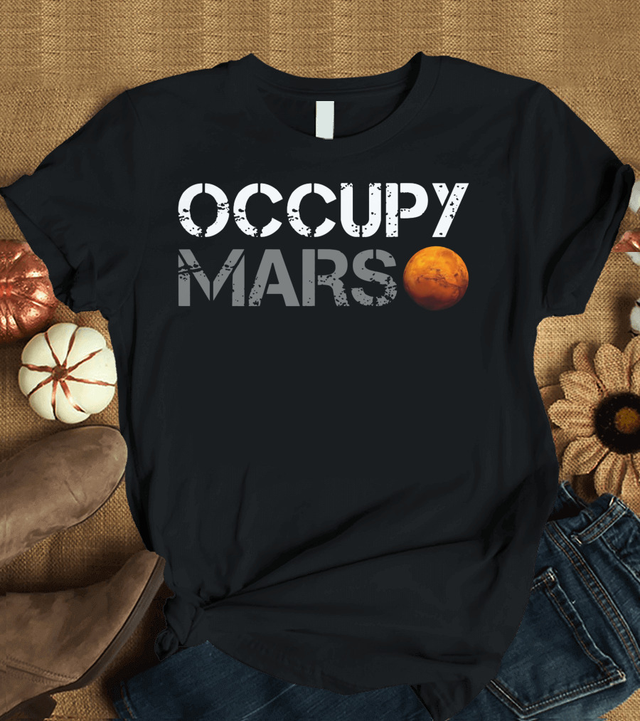 Occupy Mars Awesome Mars Iconic T-Shirt