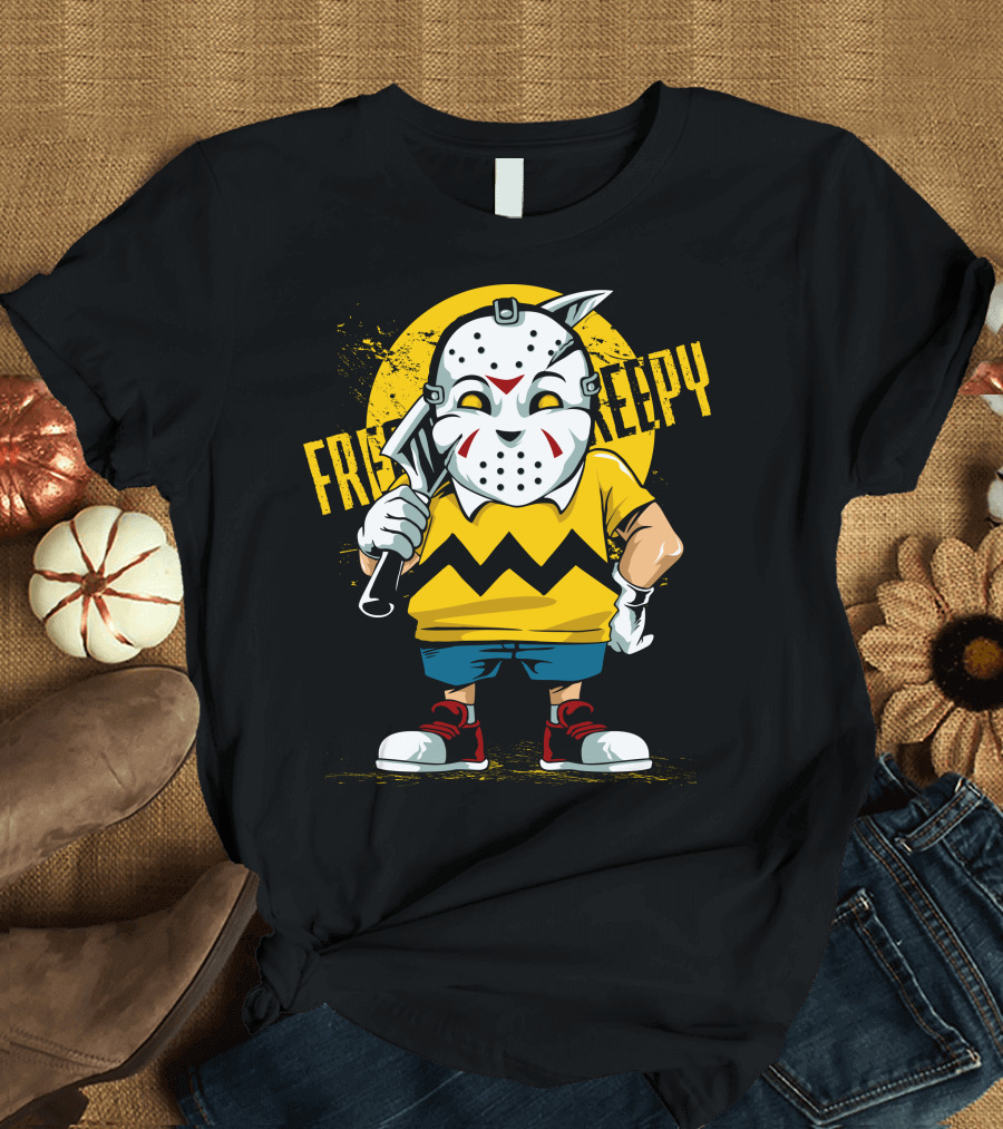 Freaky Creepy Badboy Charlie Mask Crossover T-Shirt