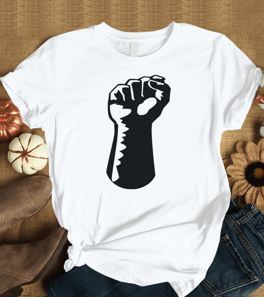 Black Are Humans Too Raised Fist T-Shirt