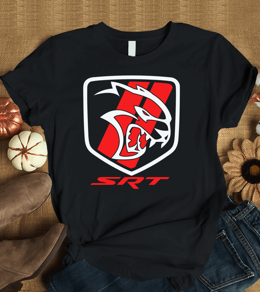 SRT Hellcat American Muscle Car Logo Emblem T-Shirt