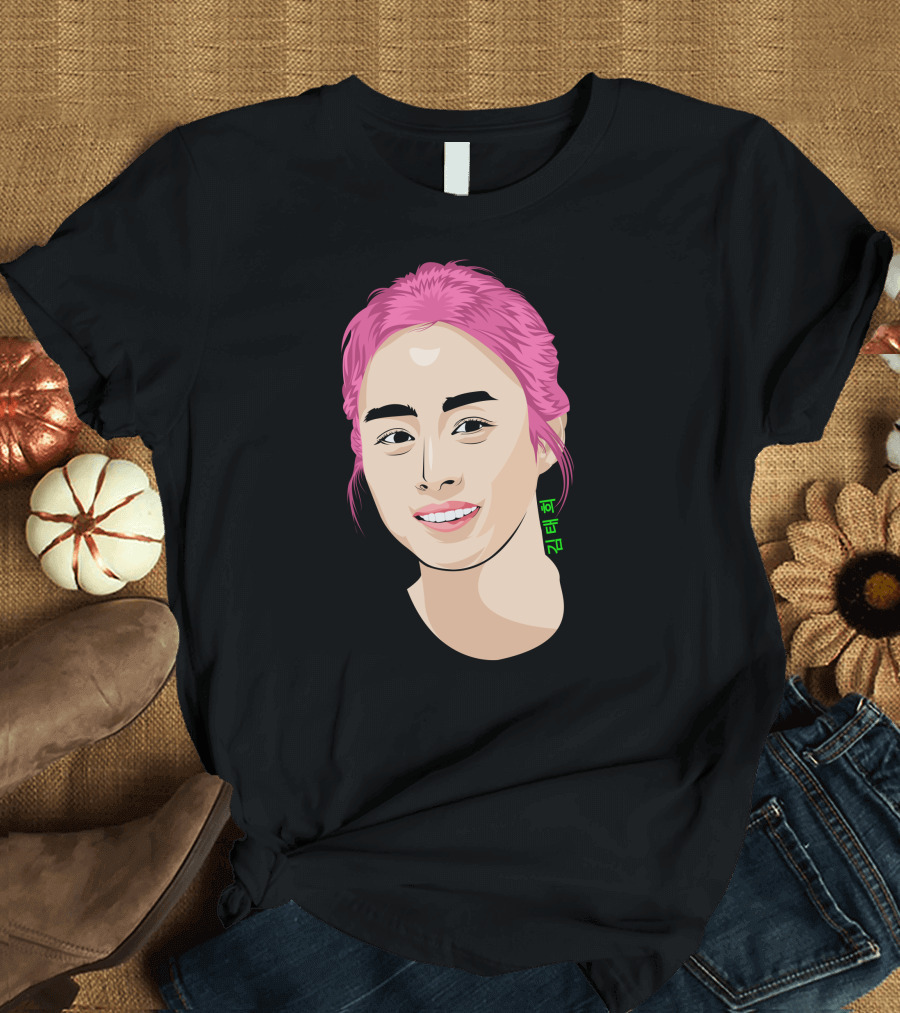 I Vexel Art Kim Tae Hee Pink Hair T-Shirt