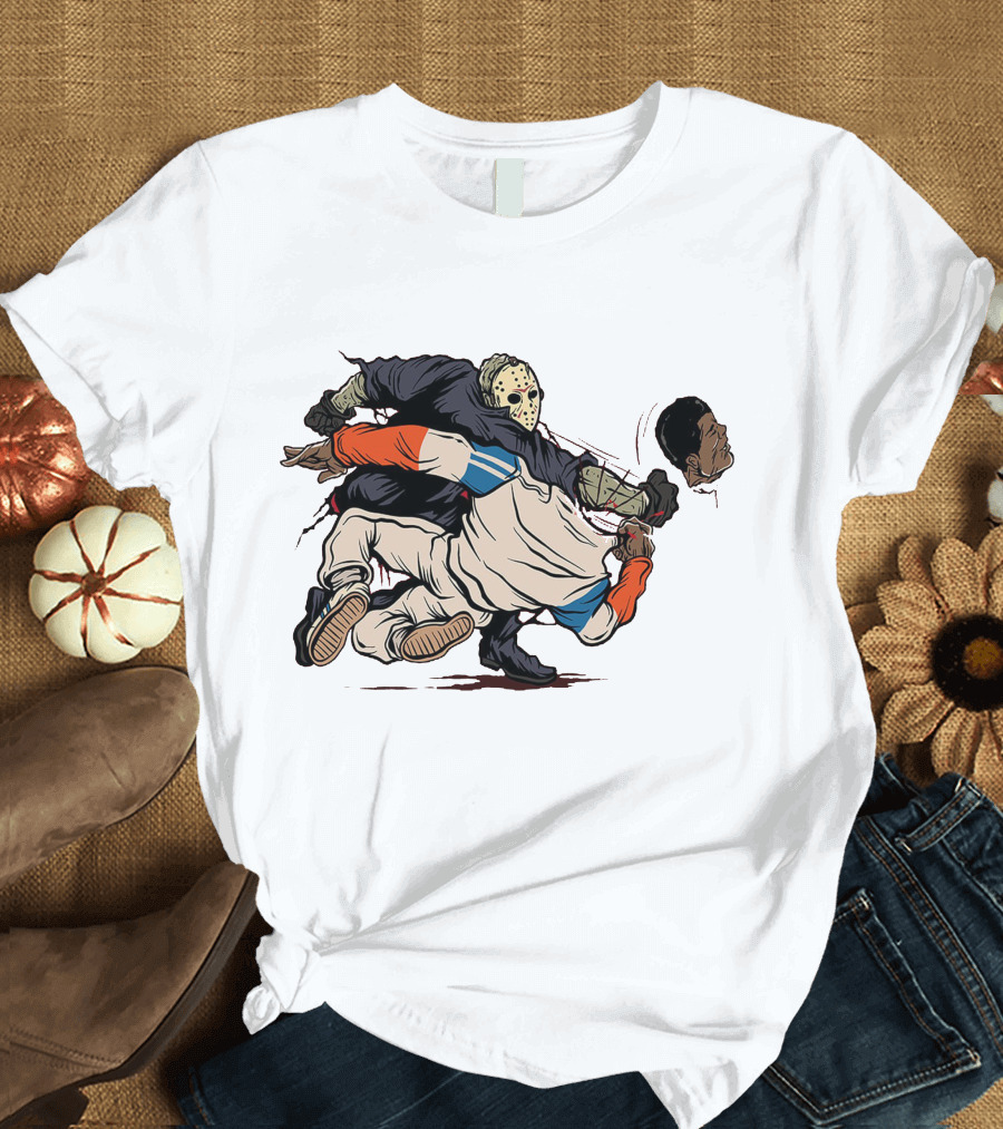 Jason Voorhees Decapitates Boxer with Powerful Head Punch T-Shirt