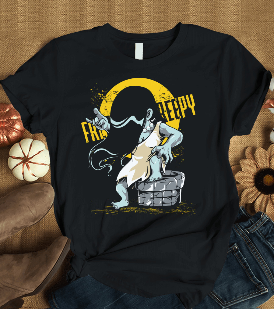 Creepy Rock And Roll Monster from the Well T-Shirt