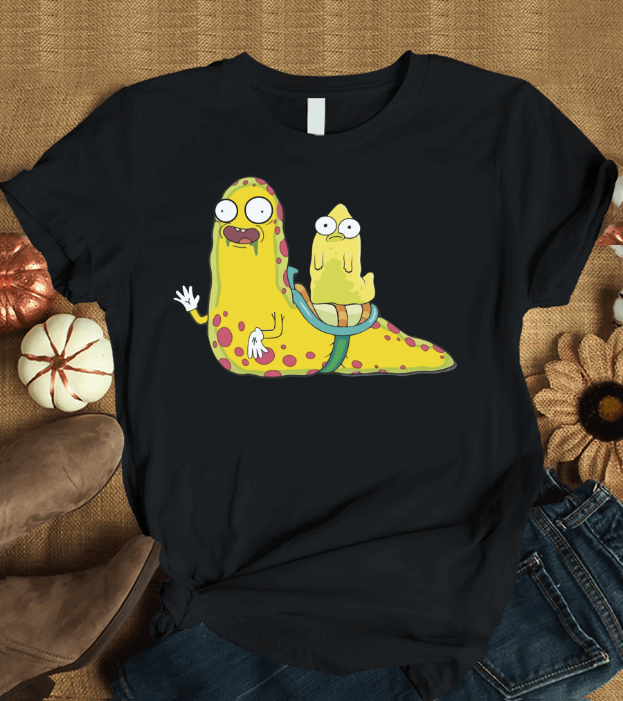 Solar Opposites Slug Pupa Funny Alien Creature Duo T-Shirt