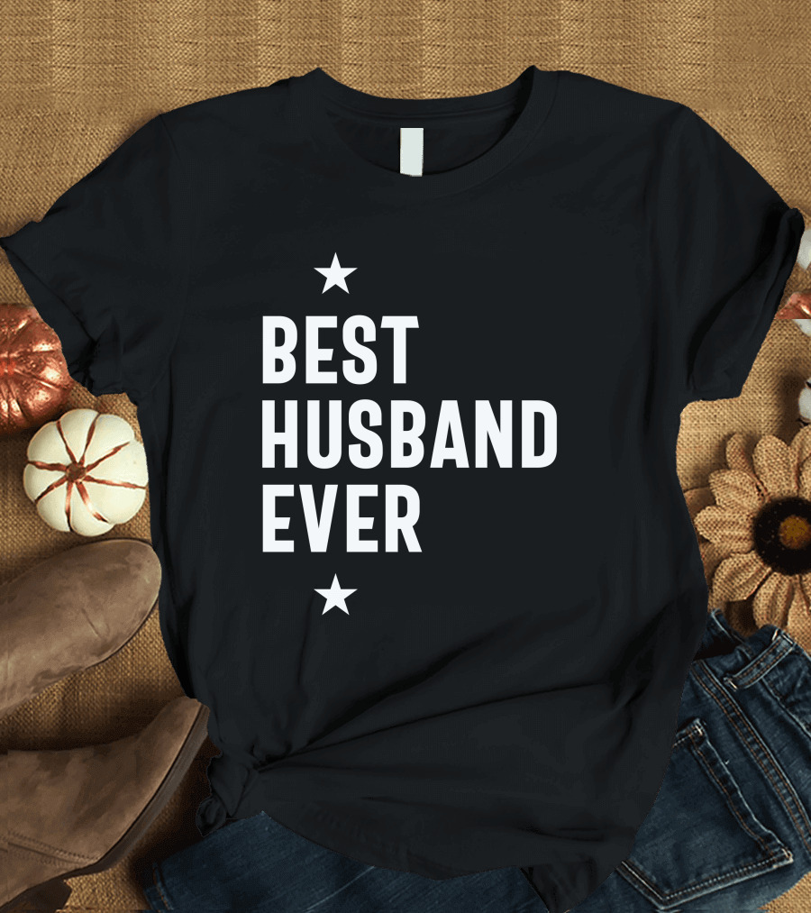 Best Husband Ever Wedding Anniversary Stars T-Shirt