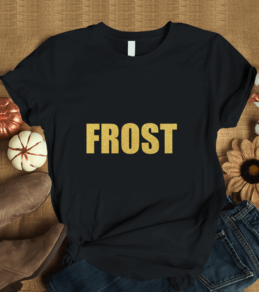 Frost Quality Frost Robert Frost Glam Gold Mask T-Shirt