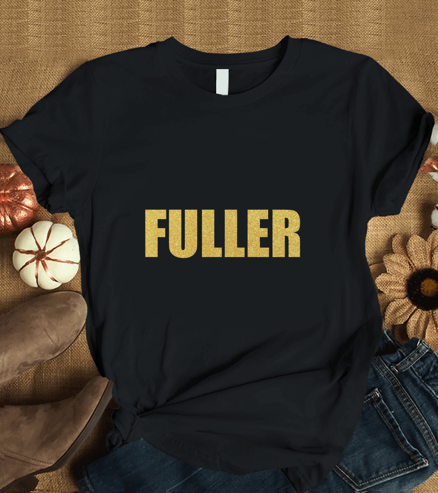 Fuller Quality Margaret Fuller Mask Design in Gold Text T-Shirt