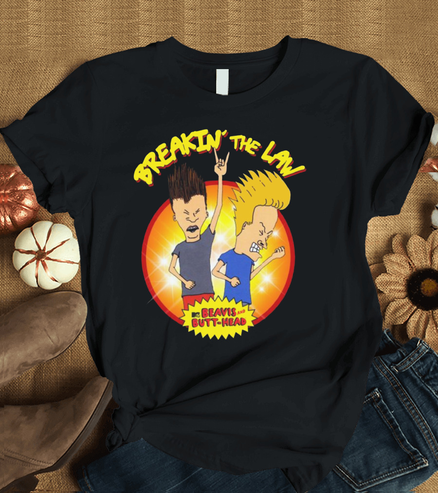 Beavis and Butt-Head Breakin' The Law T-Shirt