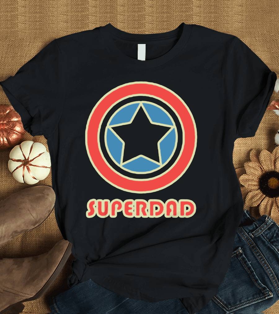 Superdad Star Shield T-Shirt