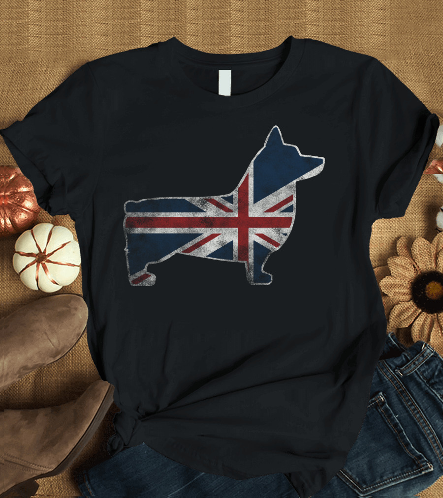 Corgi England Union Jack T-Shirt