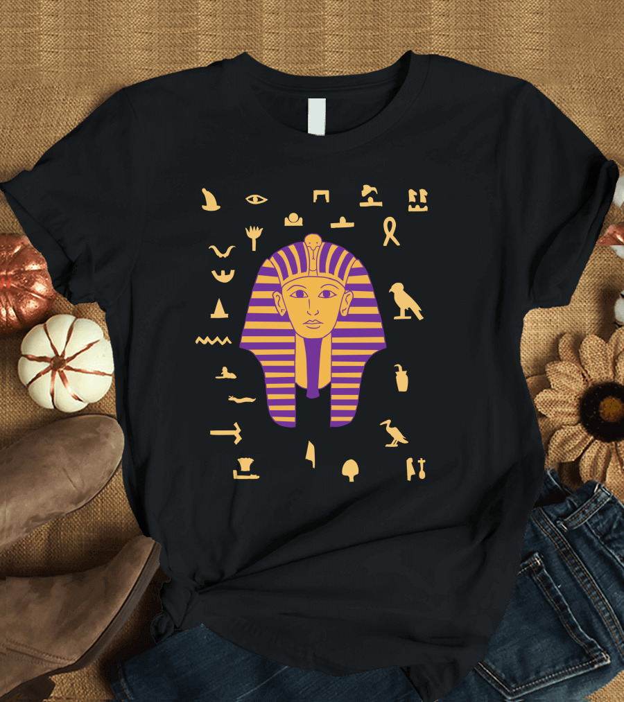 Pharaoh Egyptian Hieroglyphics Cleopatra Tutankhamun T-Shirt