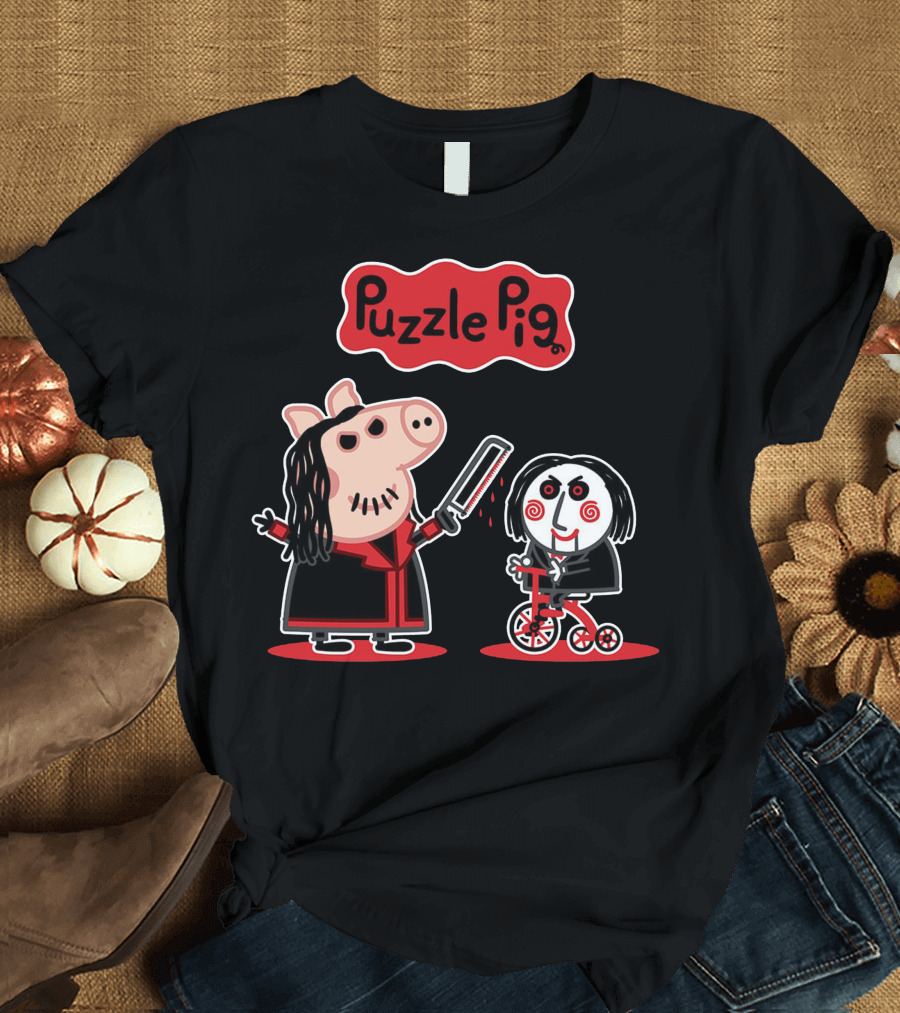Puzzle Pig Saw T-Shirt