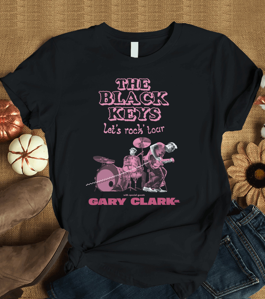 The Black Keys Let's Rock Tour with Special Guests Gary Clark Jr T-Shirt
