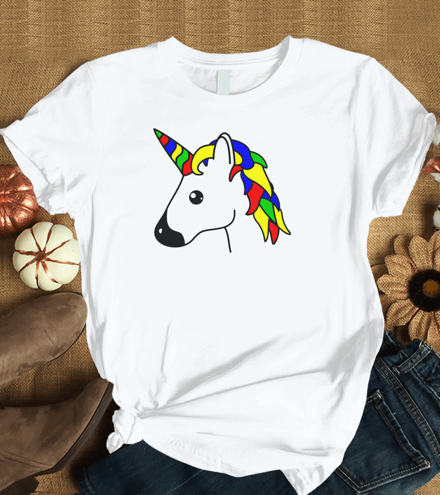 Awareness Unicorn Funny Cute Rainbow Animal T-Shirt