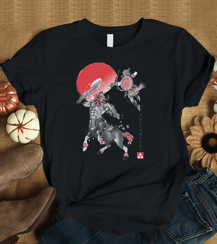Battle in Death Mountain Sumi Legend Duel with Hero and Lynel T-Shirt