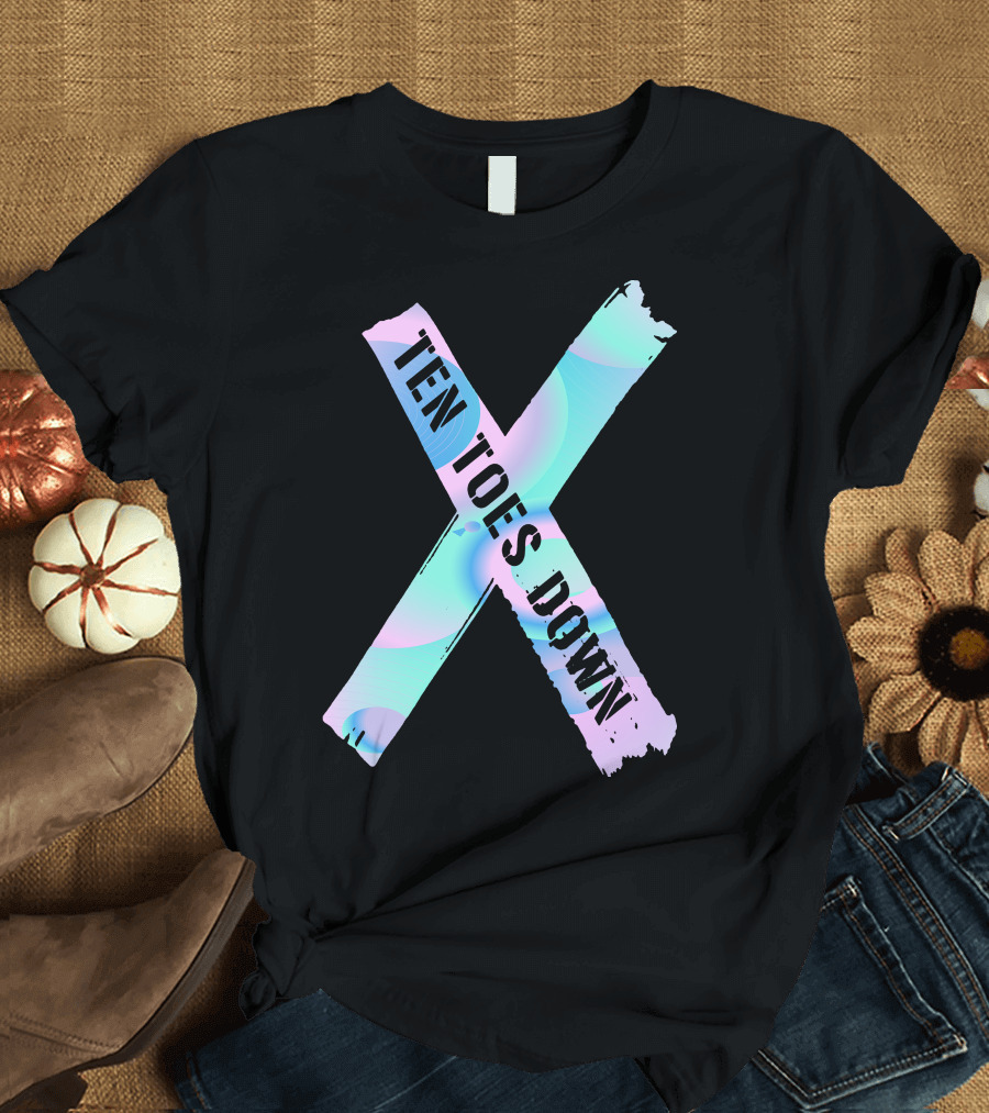 Deestroying Ten Toes Down X Creative Color Merch Ttd T-Shirt