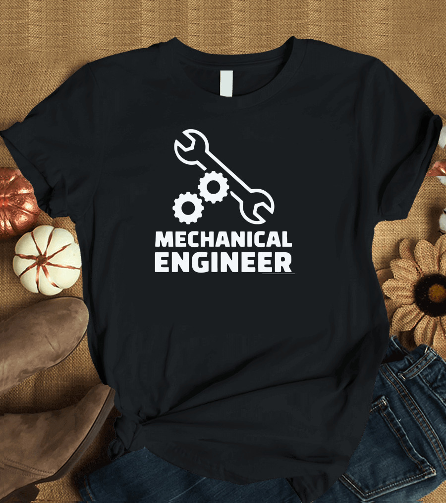Mechanical Engineer Wrench and Gears T-Shirt