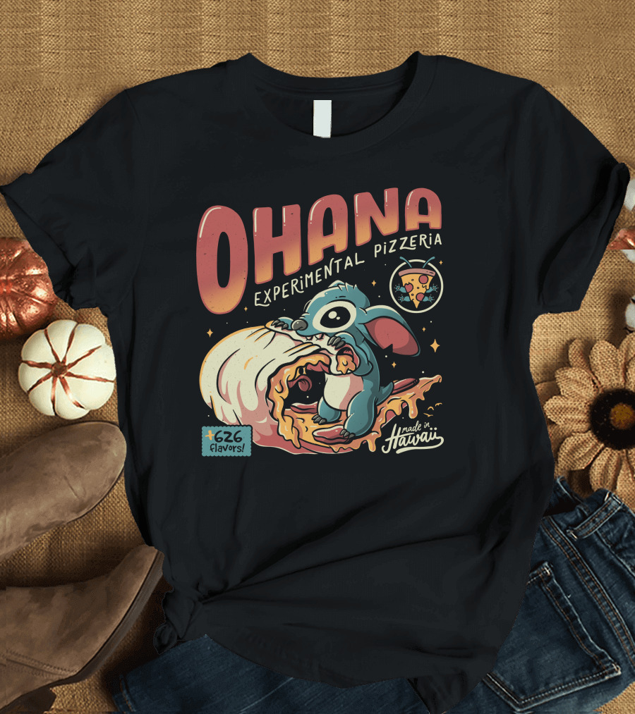 OHANA Experimental Pizzeria Made in Hawaii 626 Flavors T-Shirt