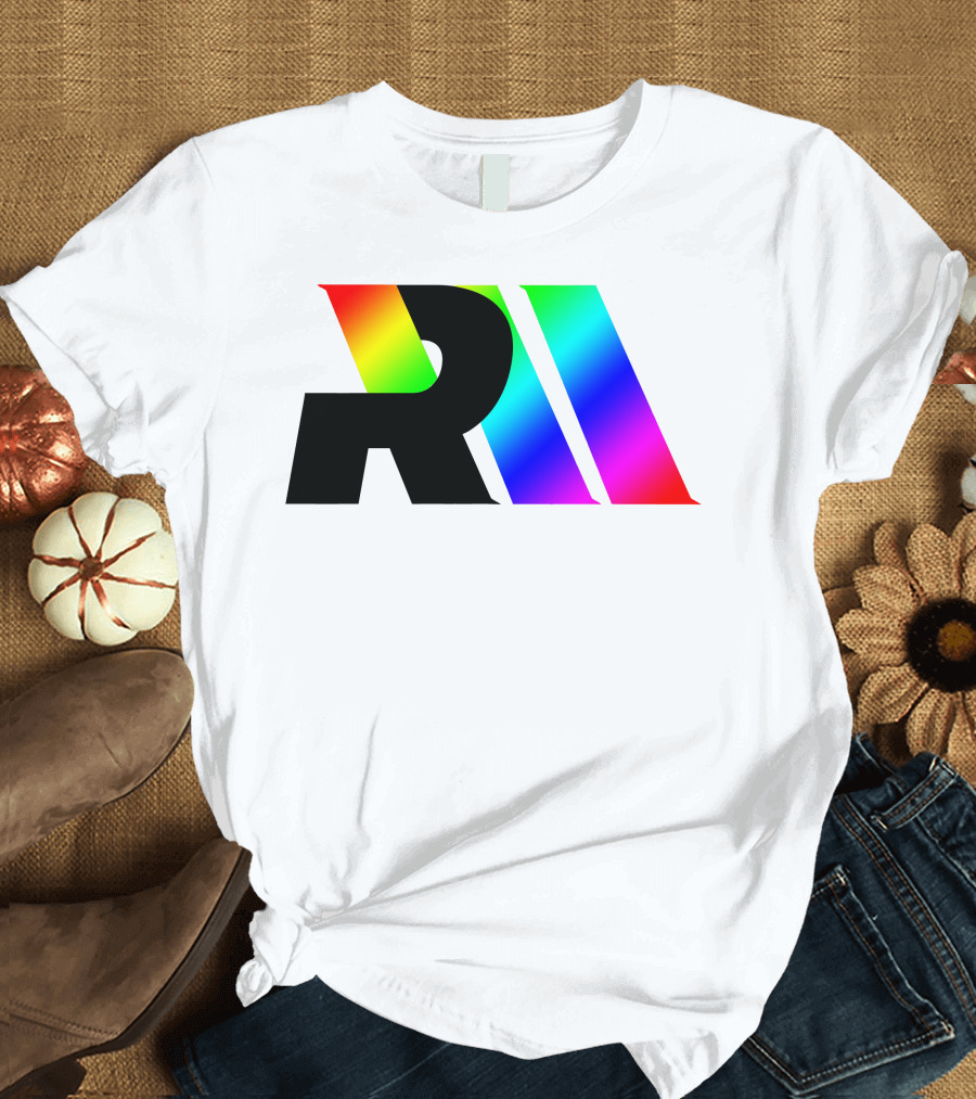 Robert Robix Rainbow Initials T-Shirt