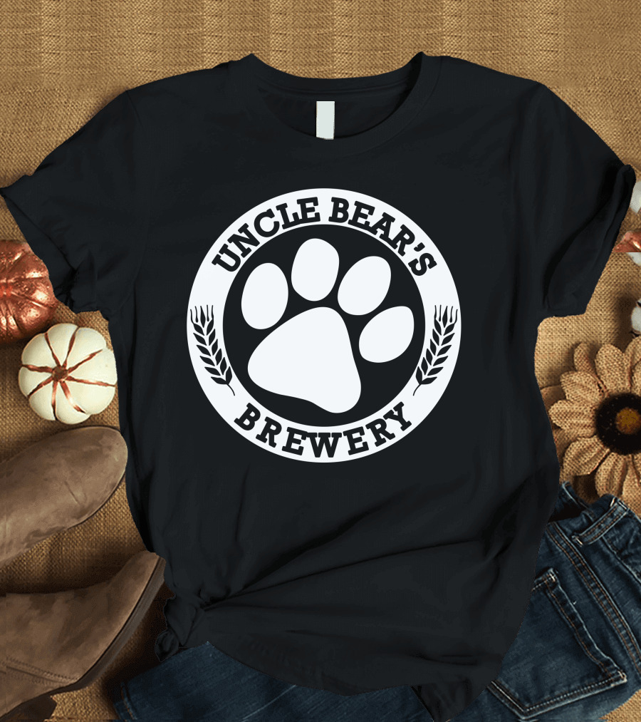 Uncle Bear's Brewery Paw Prints T-Shirt