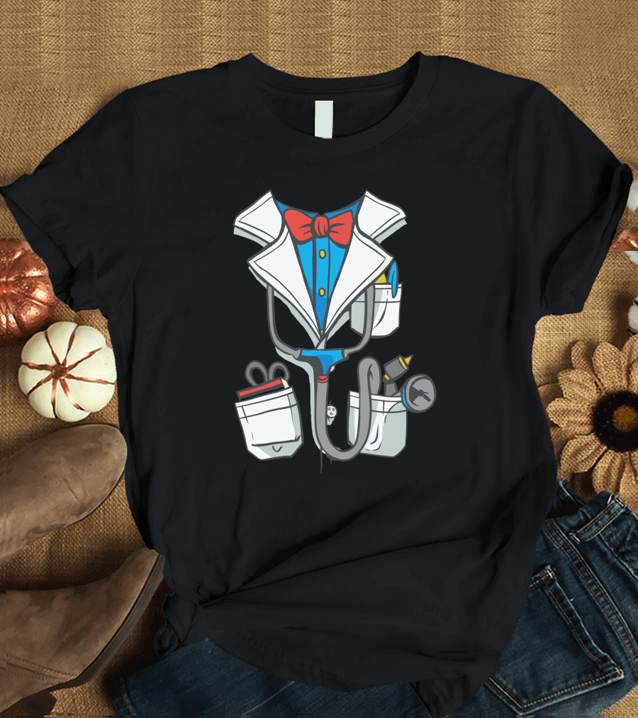 Doctor Costume with Stethoscope and Accessories T-Shirt
