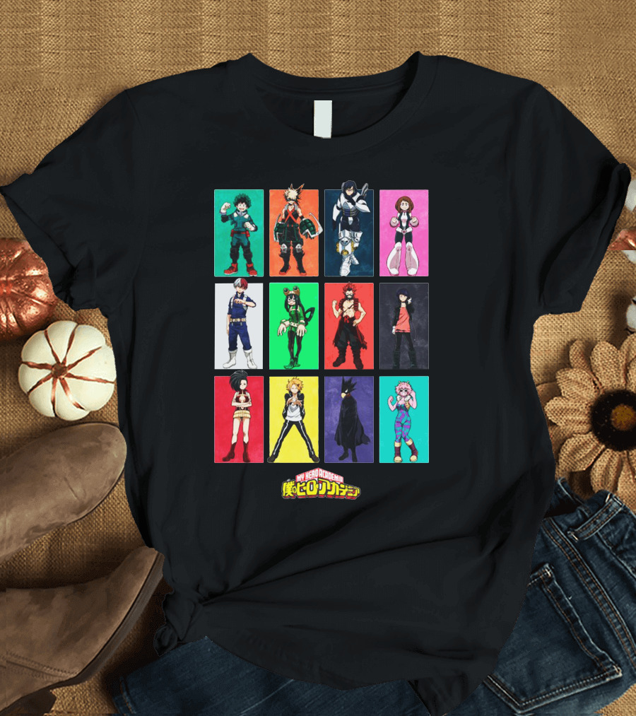 My Hero Academia Squad Hero Anime Characters T-Shirt