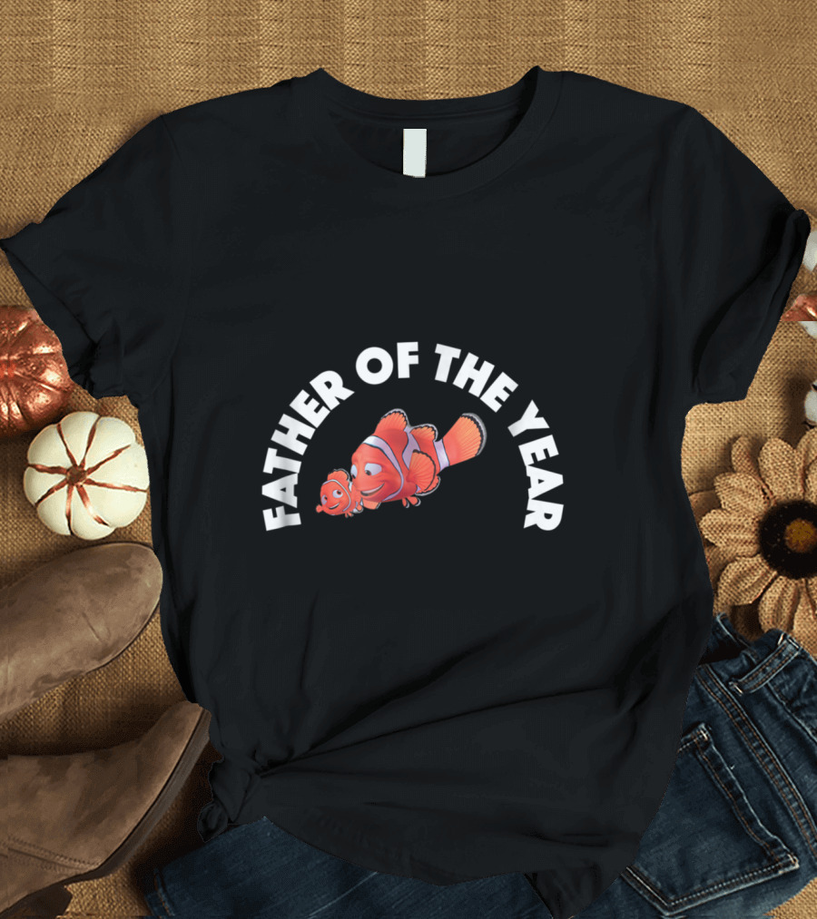 Finding Nemo Disney Father of the Year Clownfish Marlin and Nemo T-Shirt