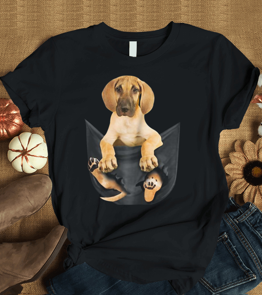 Great Dane Pocket Puppy T-Shirt