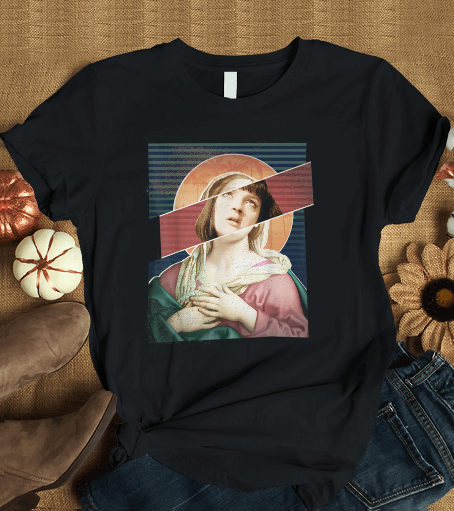 Virgin Mia Wallace Overdose Iconic Nosebleed Collage T-Shirt