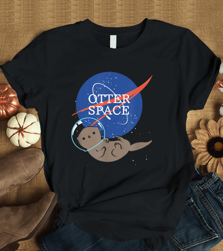 Harry Otter Space Hype Bestseller Otter Space NASA T-Shirt