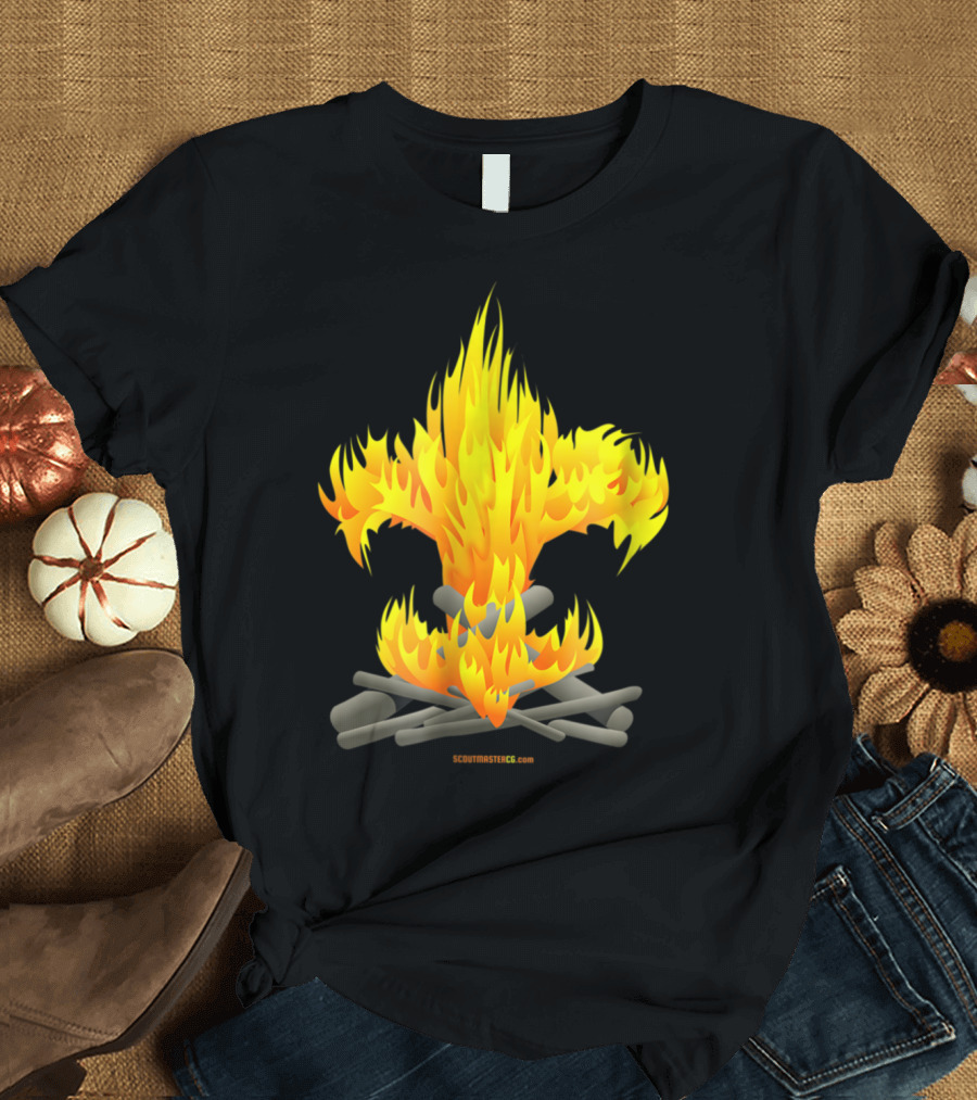 ScoutmasterCG Fire Symbol Fleur-de-Lis T-Shirt