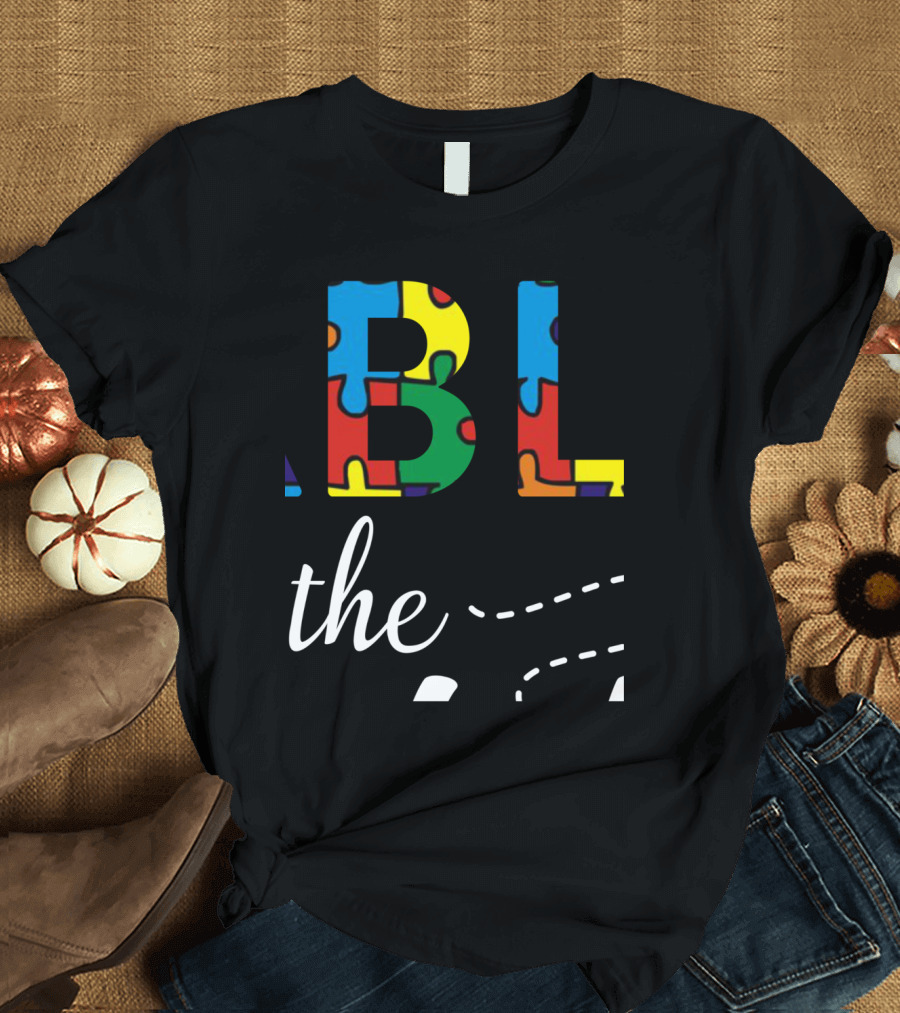 See the Able Not The Label Cute Autism Awareness Puzzle T-Shirt