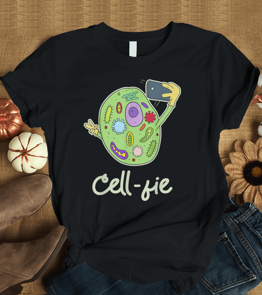 Cell-fie Funny Science Chemistry T-Shirt