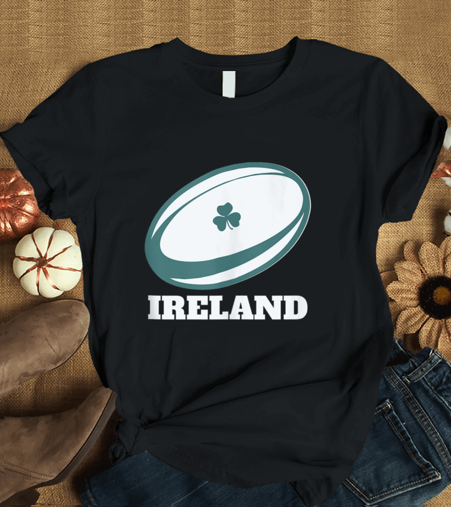 Ireland Rugby Shamrock Ball Classic Irish T-Shirt