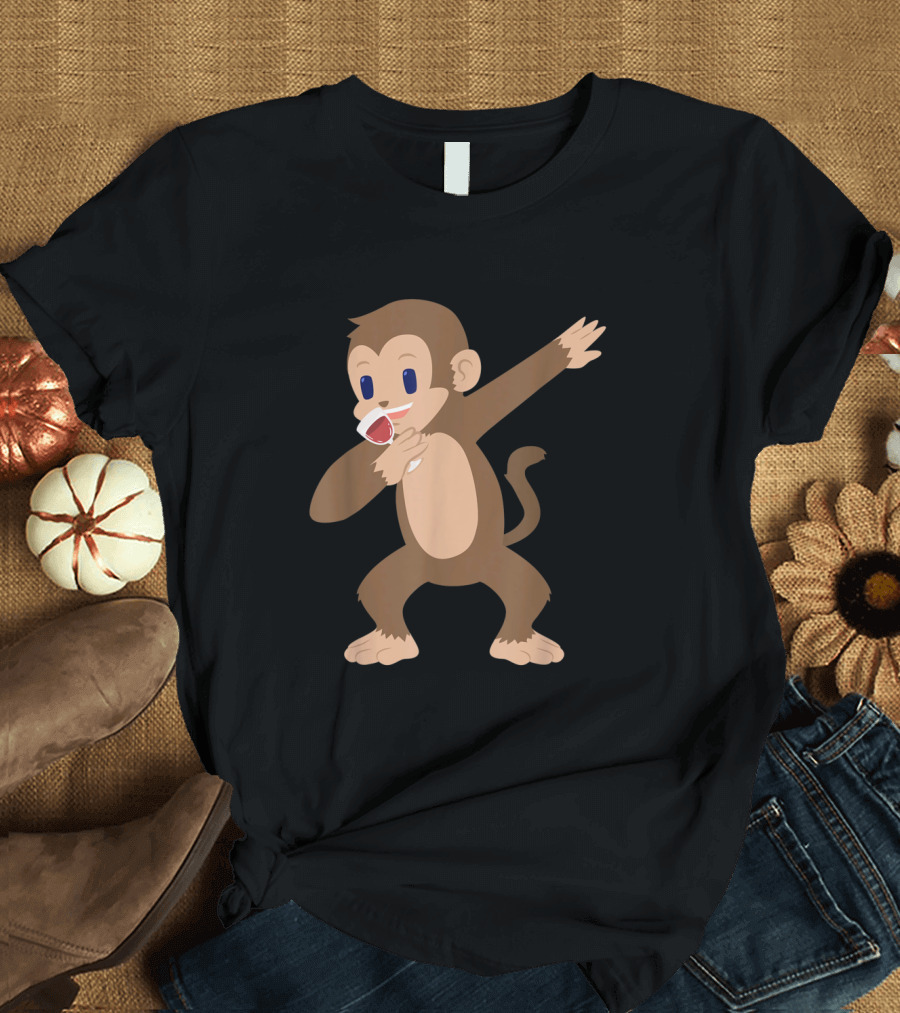 Monkey Dabbing Drinking Wine for Wine Lovers T-Shirt