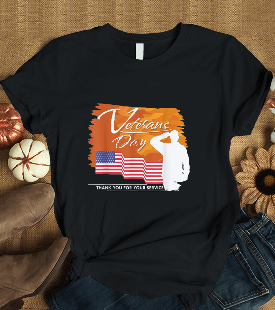Veterans Day Thank You for Your Service Patriotic Best for Your Friends and Family T-Shirt