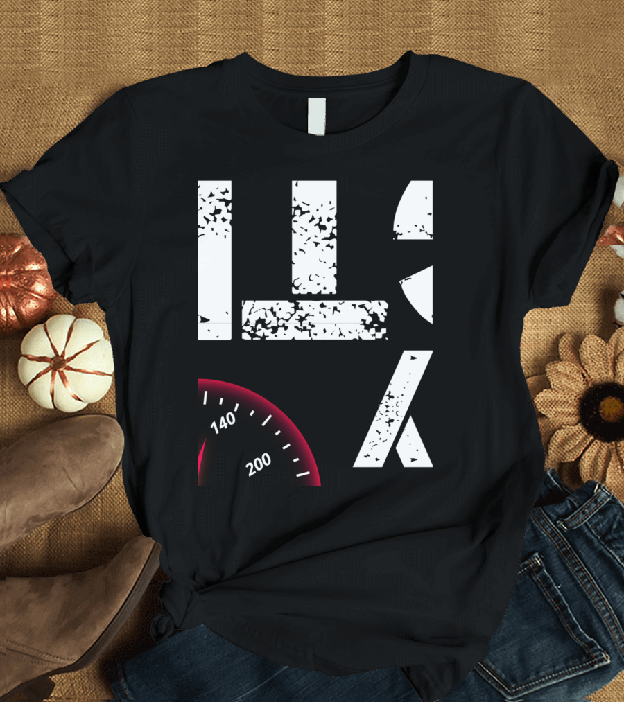 GTI Speedometer Grunge Look Funny GTI Is My GTI Okay T-Shirt