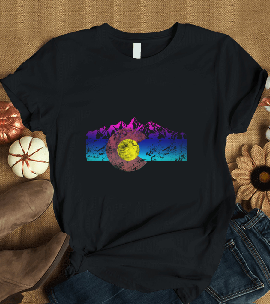 Colorado Flag Vibrant Rocky Mountains Edition T-Shirt