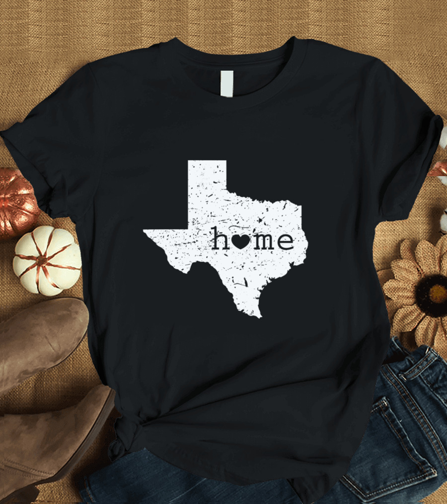 Home Heart State of Texas Love Texan T-Shirt