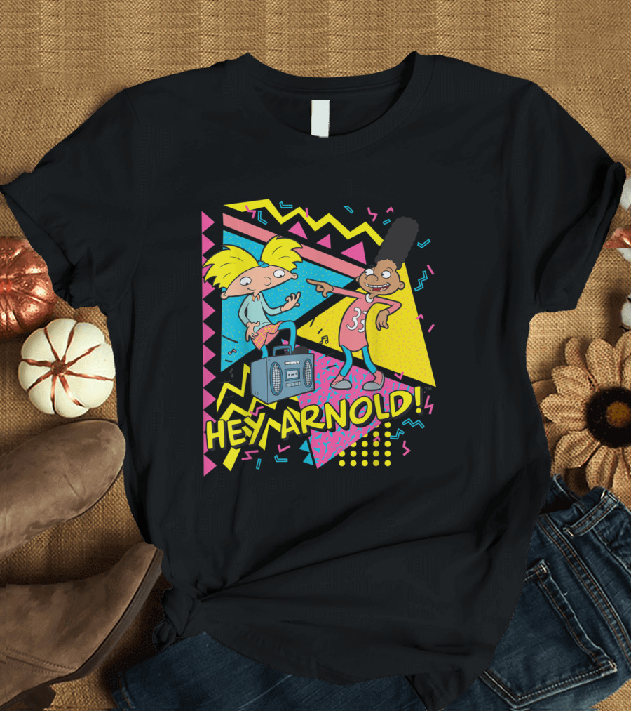 Hey Arnold 90's Party Nickelodeon T-Shirt