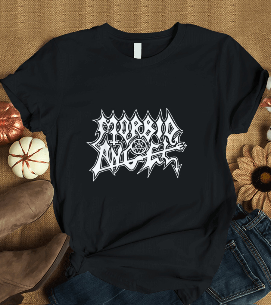 Morbid Angel Logo with Pentagram and Inverted Cross Elements T-Shirt