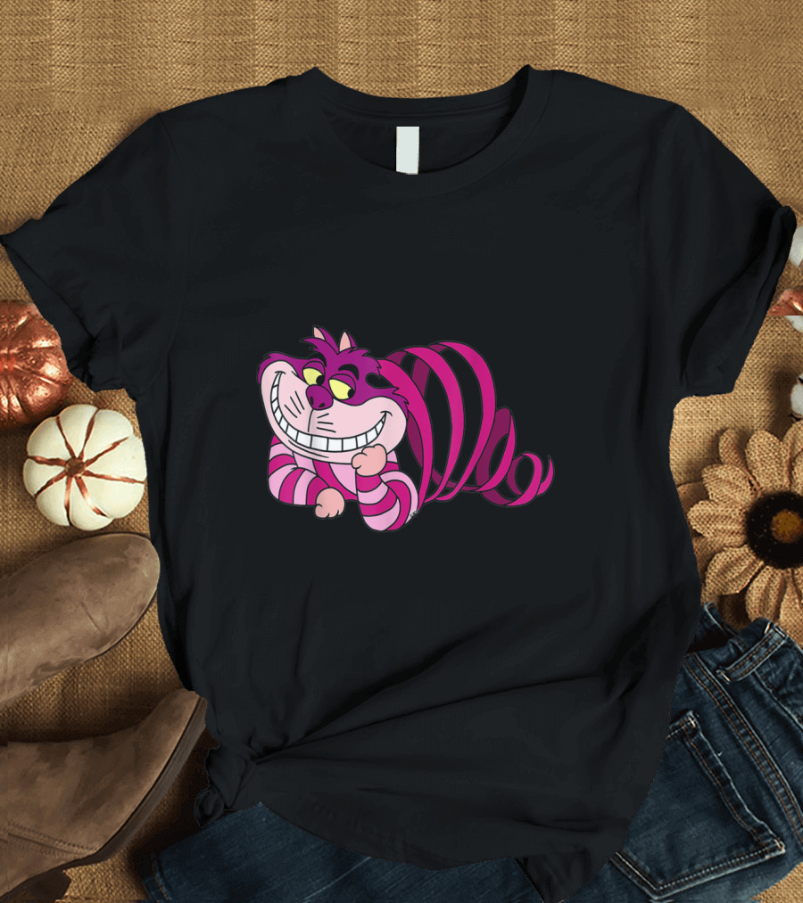 Evil Cheshire Cat We're All Mad Here Cheshire Grin T-Shirt
