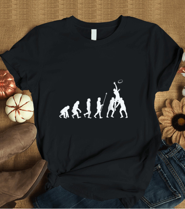 T-Shirt: Evolution of Rugby: From Primate to Lineout Jump T-Shirt Evolution of Rugby: From Primate to Lineout Jump T-Shirt