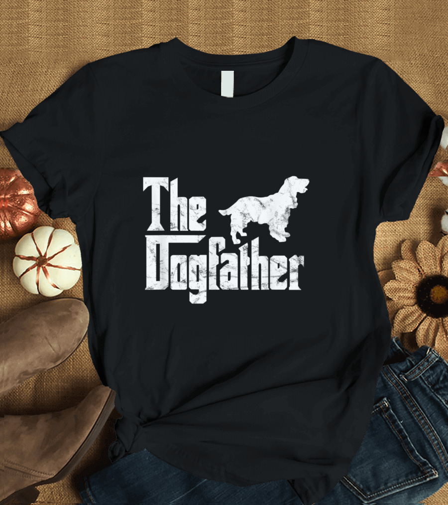 Cocker Spaniel The Dogfather Fun Shirt for Dog Owners T-Shirt