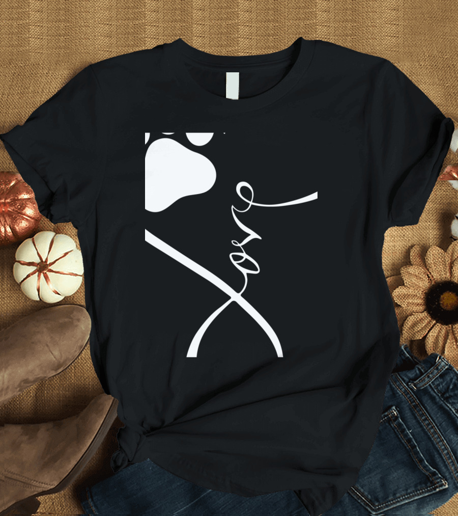 Love Dogs Fun Pawprint T-Shirt