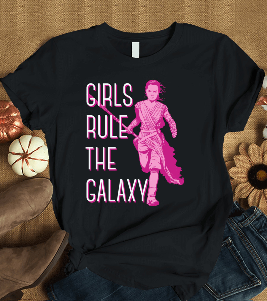 Girls Rule The Galaxy Star Wars Episode 7 Rey T-Shirt